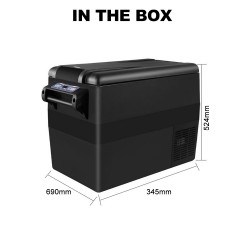 Kenner 45L Black Portable Freezer Fridge Cooler [C-BCD45-BLACK]