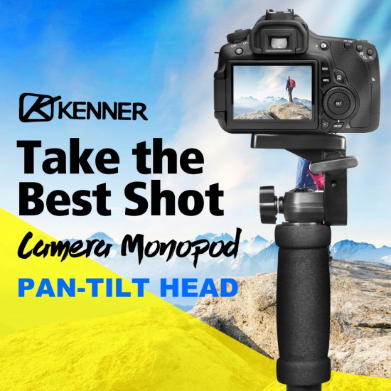 Kenner 1.80m Camera Monopod with Pan/Tilt Head [KM-1005]