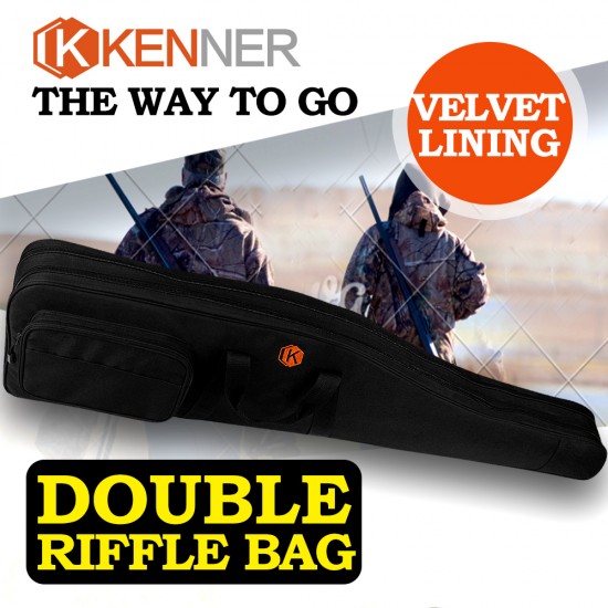 Kenner 48 Inch Double Rifle Bag Gun Case with 600D Foam  [KN-B119953B]