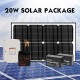 Kenner 20W Full Solar Single Actuator Automatic Swing Gate Opener [KNL100E-01-20N7]