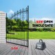 Kenner Single Actuator Automatic Swing Gate Opener with 20w Backup Solar System [KNL1201-20N7]