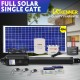 Kenner 40W Full Solar Single Actuator Automatic Swing Gate Opener [KNL200E-01-N40N12]