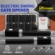 Kenner Double Actuator Automatic Swing Gate Opener with 20w Backup Solar System [KNL2402-20N7]