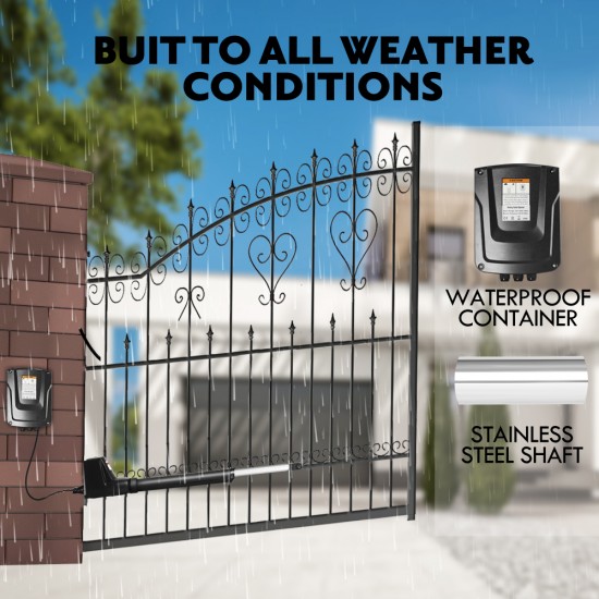 Kenner Single Actuator Automatic Swing Gate Opener with 20w Backup Solar System [KNL601-20N7]