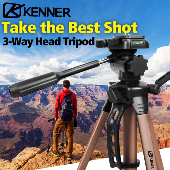 Kenner 1.47m Camera Tripod with Pan/Tilt Head [KT-3530]