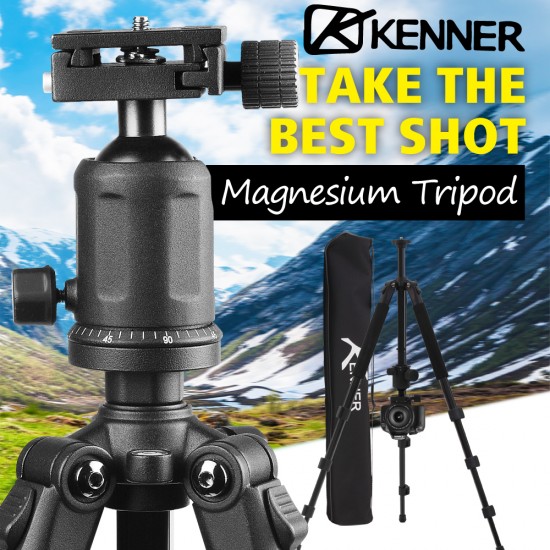 Kenner 1.53m Magnesium Camera Tripod with Ball Head [KT-531B]