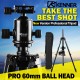 Kenner 1.85m Camera Tripod with Fluid Ball Head [KT-6734B]