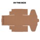 50 pcs Mailing Box Carton 125x100x75mm for Australia POST 500g  [PAC-B-125100075W-50]