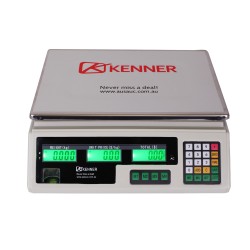 Kenner 40KG White Digital Kitchen Scale with LCD Screen [T-ACS-468-WLCD-40]