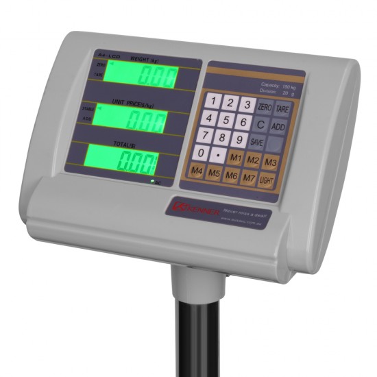 Kenner 150kg Digital Platform Scale [T-TCS-A4-LCD-150]