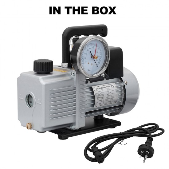 CM 3CFM 2 Stage Vacuum Pump with Built-in Gauge for Refrigerant Air Condition [VP-230G]